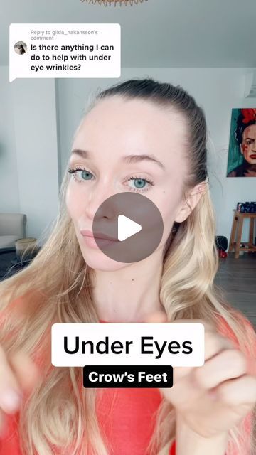 Undereye Wrinkles Remedy, Fine Lines Under Eyes, Eye Wrinkles, Natural Wrinkle Remedies, Homemade Wrinkle Cream, Body Massage Techniques, Wrinkle Remedies, Face Yoga Facial Exercises, Under Eye Wrinkles