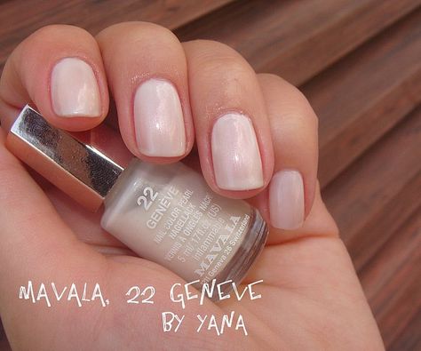 Mavala - 22 Geneve Mavala Nail Polish, Mavala Nail, Caviar Nails, White Polish, Shattered Glass, Beauty Lounge, Neutral Nails, China Glaze, Nails Inspo