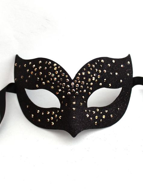 Masquarede Ball Masks Diy, Easy Masquerade Mask, Masked Ball Mask, Ball Theme Ideas, Simple Masquerade Mask, Fun Black Mask For Masquerade, Mascarade Mask Diy, Masquerade Mask Shapes, Handmade Halloween Masquerade Mask For Party