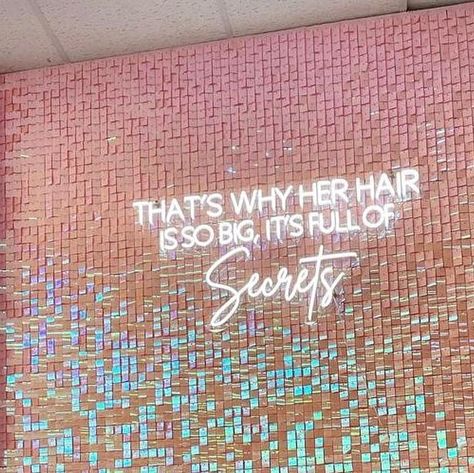 Salon Suite Neon Sign, Salon Welcome Signs, Hairstylist Neon Sign, Bright Hair Salon Decor, Neon Sign Interior Design, Maximalist Hair Salon Decor, Hair Salon Neon Sign, Salon Sayings, Neon Sign Salon