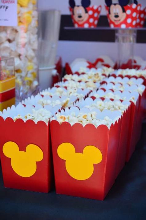 Mickey Mouse 1st Birthday Party | CatchMyParty.com Mickey Mouse Birthday Party Ideas, Γενέθλια Mickey Mouse, Mickey Mouse Party Decorations, Décoration Baby Shower, 4de Verjaardag, Mickey Mouse Birthday Decorations, Mickey First Birthday, Mickey 1st Birthdays, Mickey Mouse Bday