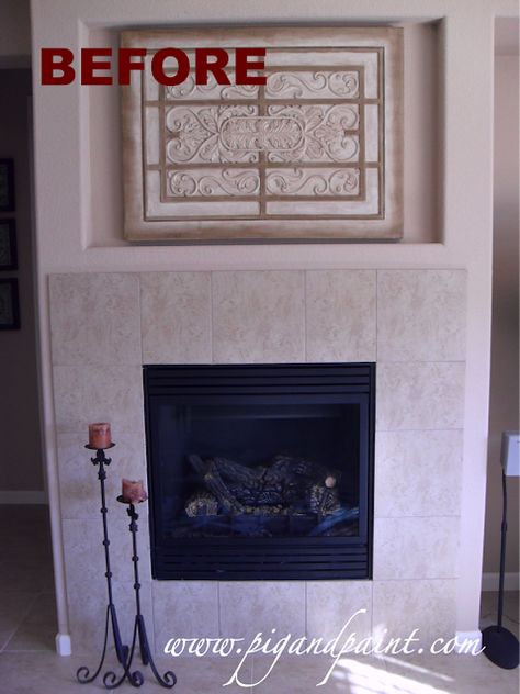 Fireplace: Demolition Time! Fireplace Demolition, Tv Nook, List Of Tools, Porcelain Flooring, Porcelain Floor Tiles, Fireplace Mantel, Flat Head, Fireplace Mantels, Built Ins