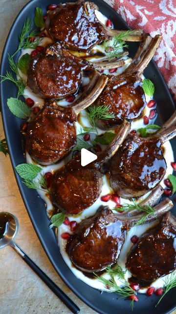 Shereen Pavlides on Instagram: "Pomegranate Lamb Lollipops with Goat Yogurt  . . . #lamb #pomegranate #foodies #cookingwithshereen" Lamb Lollipops Recipes Oven, Lamb Lollipops Appetizer, Lamb Lollipops Recipes, Lollipop Lamb Chops, Pomegranate Lamb, Shereen Pavlides, Lamb Chops Marinade, Lamb Lollipops, Christmas Lamb