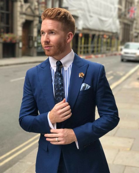 Neil Jones Boys Prom Outfit Ideas, Men's Tuxedo Styles, Boy Prom Outfit, Prom Outfits For Guys, Ginger Man, Metrosexual Men Fashion, Prom Costume, Redhead Men, Wedding Outfit Men