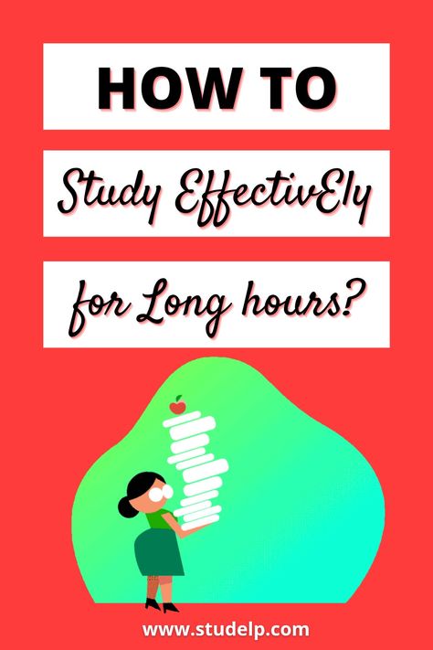 How to Study Effectively for Long hours? How To Study For Long Hours, Study For Long Hours, Can't Study, Study Effectively, Tired And Sleepy, Best Study Tips, Study Break, Getting Bored, Pomodoro Technique