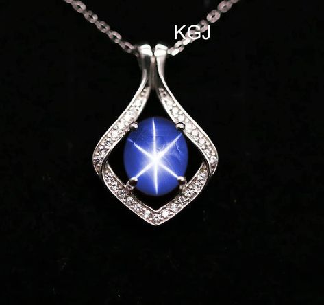 Elegant Blue Star-shaped Jewelry, Star Sapphire Necklace, Star Sapphire Jewelry, Blue Star-shaped Adjustable Necklace, Star Sapphire Pendant, Star Sapphire Stone, Blue Star Sapphire, Star Sapphire, Sapphire Pendant