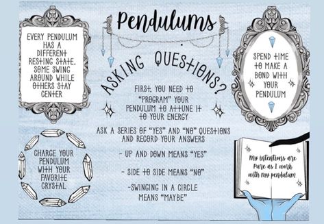 Questions To Ask Your Pendulum, Pendulum Questions To Ask, Pendulum Questions For Spirit Guides, Questions To Ask Pendulum, How To Use A Pendulum For Beginners, Pendulum Questions, Questions To Ask My Pendulum, How To Use Pendulum Board, Pendulum Divination