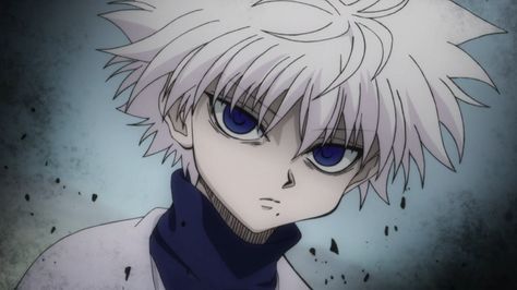 Killua assassin mode; Greed Island-Arc Killua's Eyes, Regard Animal, Hunter Anime, Art Style Inspiration, Anime Eyes, An Anime, Hunter X Hunter, White Hair, Me Me Me Anime