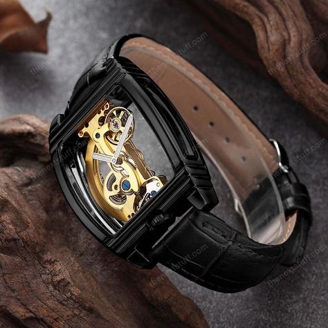 Mens Steampunk, Steampunk Skeleton, Steampunk Skull, Mechanical Watch Men, Mode Casual, Mechanical Movement, Skeleton Watch, New Classic, Steel Watch