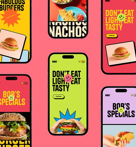 Fun Corporate Branding, Retro Social Media Design, 11.11 Sale, Food Poster Design Inspiration, App Advertising Design, Social Media Campaign Design, Interaktives Design, Product Branding, Web Ads