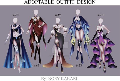 Outfit Adoptables Female, Outfit Adoptables, Dress Sketches, Character Design References, Fantasy Clothing, Design Reference, Anime Outfits, Art Tutorials, Pretty Outfits