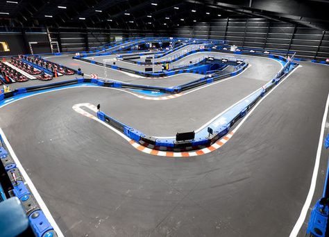 Naskart Racing  The world's largest indoor go-kart racetrack is hiding in Connecticut. Fast Go Karts, Indoor Go Kart Racing, Homemade Go Kart, Go Kart Tracks, Creative Kids Rooms, Diy Go Kart, Go Kart Racing, Sports Center, Go Karts