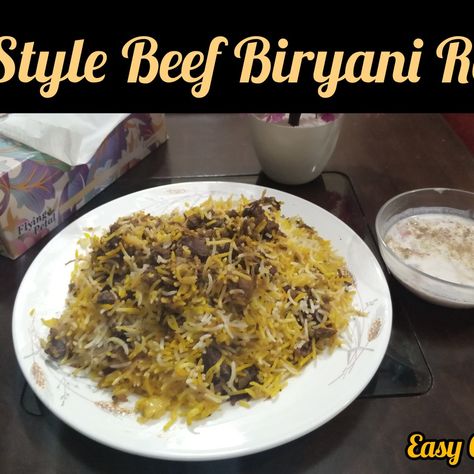 Beef Biryani Recipe, Chicken Dum Biryani Recipe, Beef Biryani, Asian Dish, Dum Biryani, Biryani Recipe, Masala Recipe, Asian Dishes, The Favorite