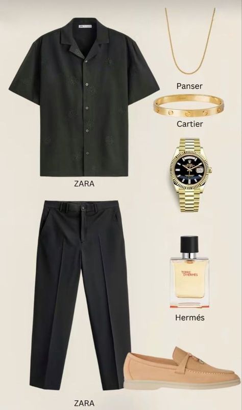 Outfits From Zara, Old Money Outfits, Outfit Zara, Stylish Man, Old Money Style, Formal Style, Men's Accessories, Modern Man, Stylish Men