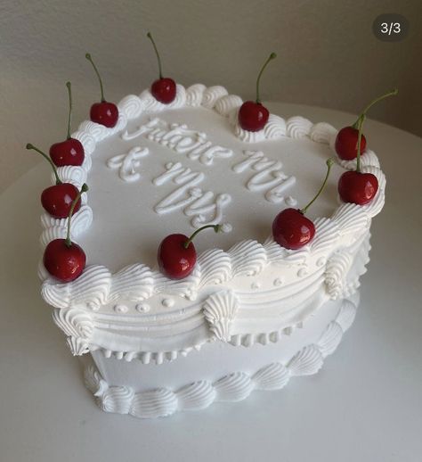 "This cake is perfect for photo shoots, coffee table art, and can even be hung on a wall!  Length: 8 1/2\" Width: 8 3/4\" Height: 4\" The exact measurements may vary due to the frosting. It is fake, and will last forever! If you are interested in a real version of this cake, please visit us on instagram @ maryscakeslv. We are local to Las Vegas only for real baked goods.  Products used: lightweight spackle, acrylic paint, cardboard.  Disclaimer: Because these are made to order, colors may vary slightly as they are all hand mixed. No returns or cancellations." Wedding Heart Cake, Vegas Wedding Cake, Paint Cardboard, Coffee Table Art, Cake Heart, Vintage Birthday Cakes, Mini Cakes Birthday, Cute Baking, Creative Birthday Cakes