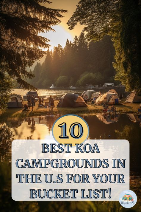 Discover the top 10 KOA Campgrounds in the U.S that every RV enthusiast must visit! From scenic views to top-notch amenities, find out which spots made our bucket list. 🚐✨ Whether you're a seasoned traveler or planning your first RV adventure, these campgrounds promise unforgettable experiences. Where will your next adventure take you? Share your dream RV destination in the comments! #rvingknowhow #KOAcampgrounds #RVtravel #bucketlist #campinglife Koa Campgrounds, Rv Destination, Rv Adventure, South Carolina Beaches, Buying An Rv, Natural Playground, Travel Wishlist, Smoky Mountain National Park, Rv Travel