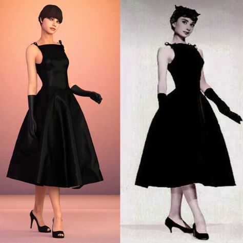 🇬🇧🇺🇸 creation x inspiration 
the iconic “Sabrina Cocktail Dress” worn by Audrey Hepburn as inspiration for this 3D 

#clo3d #3dfashion #3ddesign #sustainablefashion #profitability #fashiondevelopment #appareldesign #apparelindustry #digitalfashion #digitalfashiondesign #costreduction #digitaltransformation Audrey Hepburn Style Outfits, Digital Fashion Design, Audrey Hepburn Style, Hepburn Style, 3d Fashion, Iconic Dresses, Fantasy Dress, Audrey Hepburn, Style Outfits