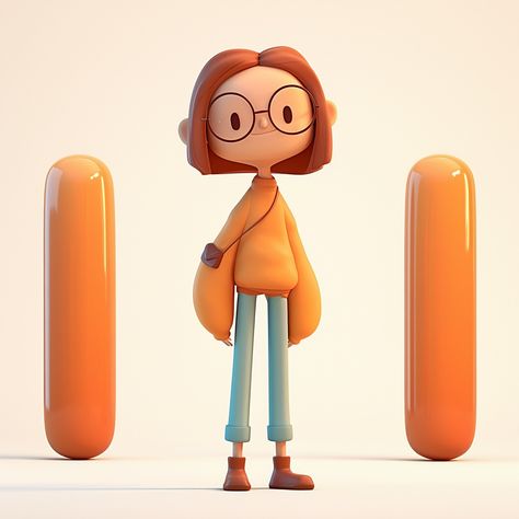 Blender Character Design, Clay Snakes, Blender Character Modeling, Small Character, Brand Character, 3d Video, Cute Cartoon Characters, Pixel Art Design, 3d Artwork