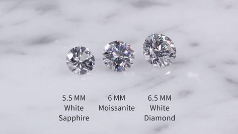 White sapphires and cubic zirconia are almost similar in appearance and people can confuse between the two. However, if you look closely and go by the stats, it can be found that cubic zirconia and white sapphire are different from one another in spite of having quite a few similarities. There are some basic differences Moissanite Vs Diamond Engagement Ring, Reviews Design, Rings 2023, Comparison Video, Diana Ring, Moissanite Vs Diamond, White Sapphire Engagement Ring, White Sapphire Ring, Bling Ring