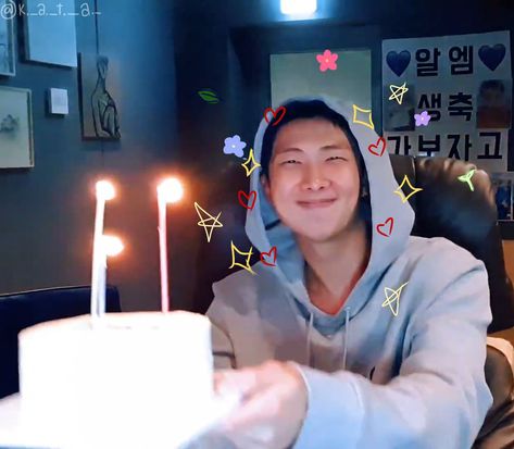 Namjoon Birthday Cake, Namjoon Birthday, Love Yourself First, Birthday Photos, Kim Namjoon, Bangtan Sonyeondan, Birthday Cake, Happy Birthday, Bts