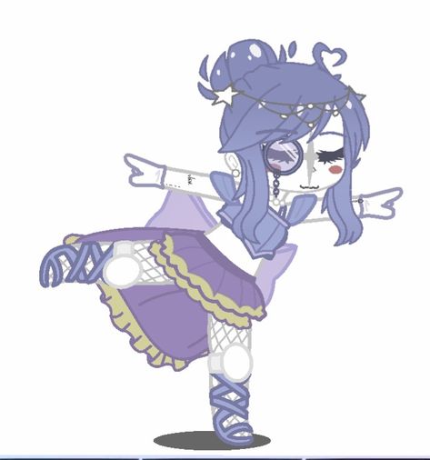 Ballora Gacha Club Outfit, Gacha Club Clara Afton, Clara Afton Fnaf Gacha Club, Ballora Gacha Club, Human Ballora, Gatcha Characters, Gacha Afton, Gacha Club Fnaf, Oc Card