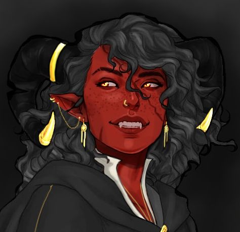 Female Teifling Art, Red Tiefling Woman, Tiefling Warlock Female, Teifling Character Art, Old Tiefling, Hobgoblin Female, Red Tiefling Female, Tiefling Female Character Design, Dnd Tiefling Female