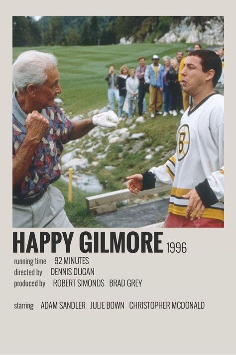 Gilmore Aesthetic, Alt Posters, Happy Gilmore, Aesthetic Film, Iconic Movie Posters, Film Posters Minimalist, Film Posters Vintage, Movie Poster Wall, Marvel Posters