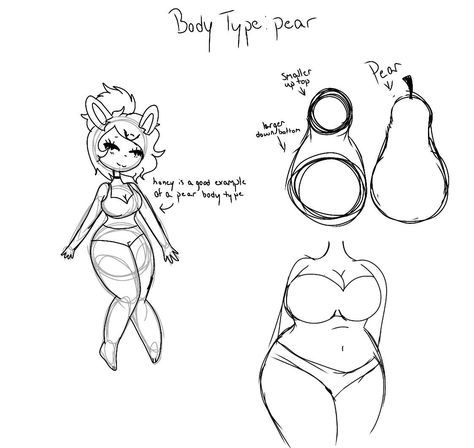 Pear Body Shape Drawing Reference, Pear Body Type Drawing, Female Drawing Base, Sketch Board, Types Of Body Shapes, Body Type Drawing, Drawing Help, Body Shape Drawing, Pear Body