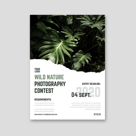 Photography Contest Poster, Contest Poster, Poster Design Layout, Professional Website Design, Flyer Printing, Event Poster Design, Photography Contest, Flyer Poster, Nature Posters