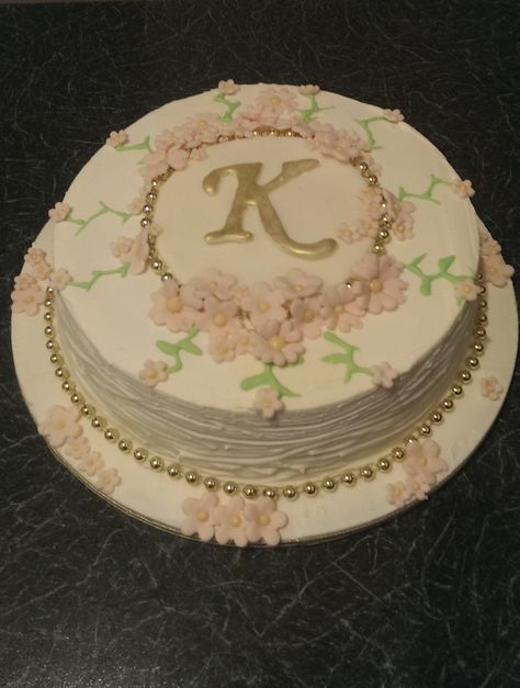 Letter Birthday Cake, K Cake, Letter Birthday, K Letter, Initial K, Morning Photography, Cute Stationery, Birthday Cake, Happy Birthday