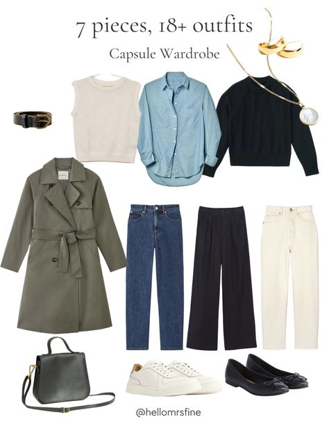 For the Fall Style Challenge, I chose 7 pieces to wear over the course of 7 days. Weekend Capsule Wardrobe Fall, 7 Day Travel Capsule Wardrobe, Winter Capsule Wardrobe Travel, 10 Piece Wardrobe, Minimalist Travel Wardrobe, Capsule Clothing, Minimalist Wardrobe Capsule, Building A Wardrobe, Realistic Fashion