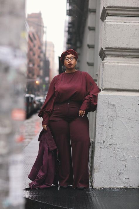 Plus Size Street Style, Monochromatic Fashion, Monochromatic Outfit, Look Plus Size, Monochrome Outfit, Moda Plus, Curvy Girl Fashion, Inspiration Mode, Look Plus