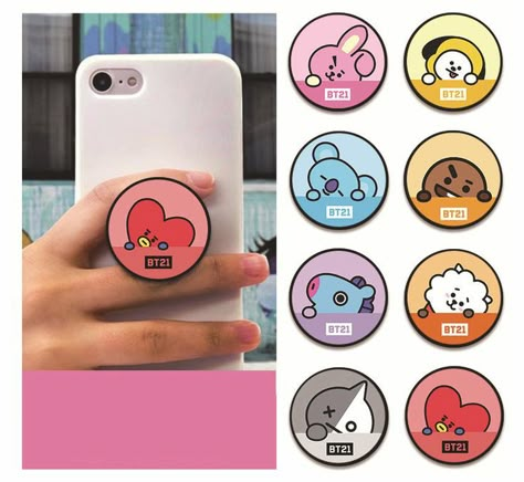 Phone Pop Socket, Bts Bag, Army Accessories, Army Room Decor, Bts Shirt, Bts Clothing, Bts Bt21, Pop Socket, Bts Merch