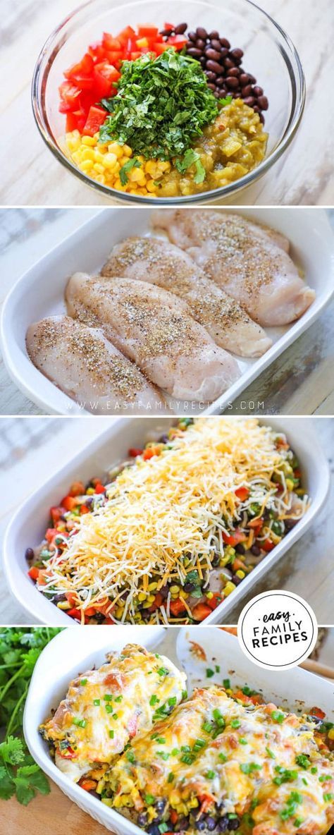 Southwest Chicken Bake, Southwest Chicken Casserole, Best Chicken Breast, Chicken Breast Dinner, Chicken Breast Recipes Dinners, Chicken Casserole Easy, Southwest Chicken, Diner Recept, Chicken Bake