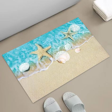 Ocean themed bathroom decor