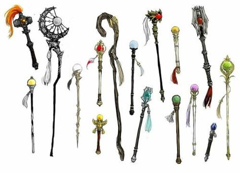 magic staff designs - Google Search Staff Ideas, Staff Magic, Magic Staff, Wizard Staff, Props Concept, Nature Vibes, Fantasy Props, Crystal Balls, Prop Design