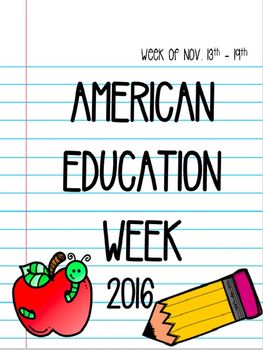 American Education Week Ideas, American Education Week, Apple Clipart, Creative Clips, Education Week, Teacher Appreciation Week, Teacher Stuff, Teacher Store, Teachers Pay Teachers