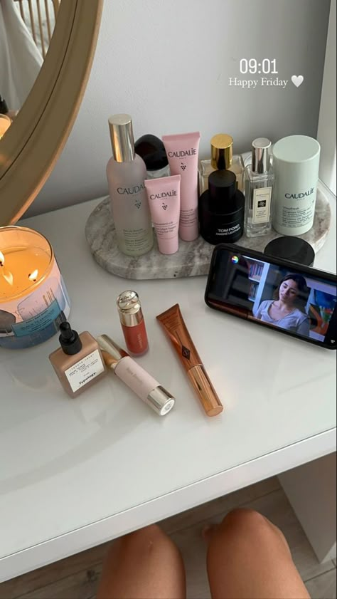 Caudalie rare beauty charlotte tilburry Glam Aesthetic, Bathroom Design Inspiration, Beauty Games, Creative Makeup Looks, Girl Inspiration, Creative Makeup, Just Girly Things, Aesthetic Room Decor, Makeup Collection