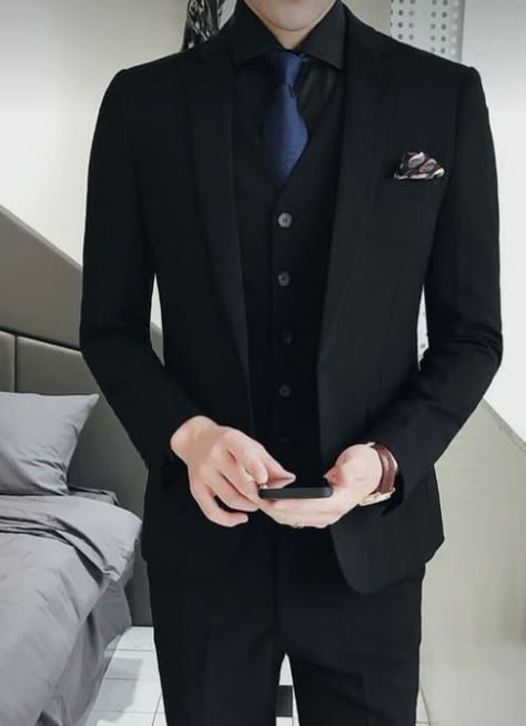 Black Coat Pant For Men, Boys Prom Outfit, Cool Suits For Men, Boys Prom Outfit Ideas, Coat Pant For Men Suits Wedding, Prom Looks For Guys, Boy Prom Outfit, Prom Outfits For Guys, Prom Outfit Ideas