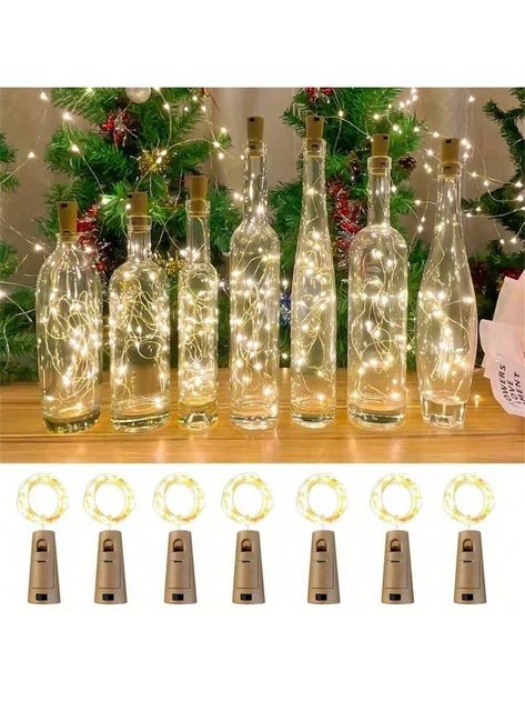 Christmas wine bottle labels