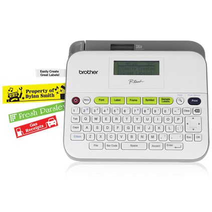 Brother P-touch PTD400 | Label Maker - Brother Best Label Maker, Brother Label Maker, Create Labels, Sample Menu, Label Maker, Zulu, Font Styles, Erin Condren, Printing Labels