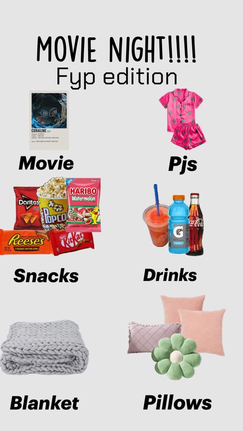 Things To Make At A Sleepover Food, Sleepover Recipes, Snack List For Sleepover, Midnight Snack For Sleepover, Movie Night Ideas Friends Snacks, Sleep Over Snacks Ideas, Candy To Get For A Sleepover, Snacks For Sleepovers Movie Nights, Fun Sleepover Activities