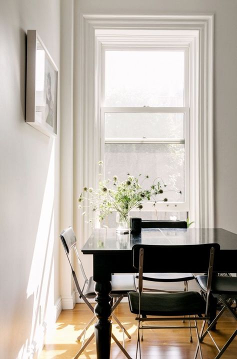 Lauren-Snyder-Kitchen-Brooklyn-Remodelista-7 Spike Milligan, Brooklyn Kitchen, Colorful Apartment, Morning People, Walnut Cabinets, Apartment Tour, Morning Person, Easy Ideas, Early Bird