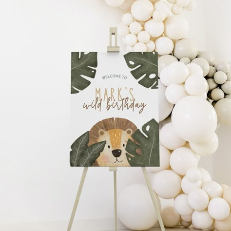 Wild One Welcome Sign, Wild One Birthday Decor, Safari Welcome Sign, Boho Safari, Birthday Things, Wild One Birthday Invitations, Birthday Welcome Sign, Wild One Birthday, Wild One Birthday Party