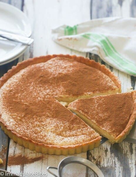 Milk Tart Milktart Recipe South Africa, Milk Tarts, Milktart Recipe, Torte Recipes, Koeksisters Recipe, Fruity Cakes, Baileys Tiramisu, African Dessert, Milk Tart