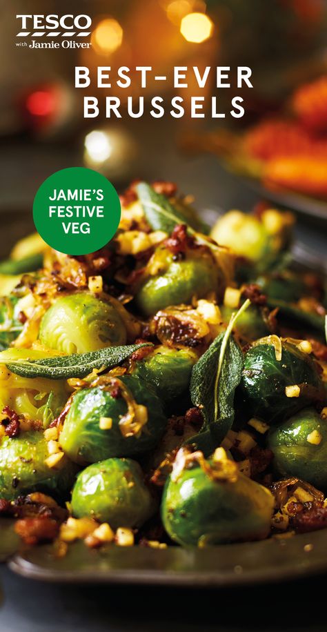 Jamie Oliver Vegetable Recipes, Christmas Sprout Recipes, Jamie Oliver Vegetarian Recipes, Make Ahead Brussel Sprout Recipes, Christmas Brussel Sprout Recipes, Jamie Oliver Brussel Sprouts, Jamie Oliver Christmas Recipes, Christmas Sprouts, Jamie Oliver Christmas