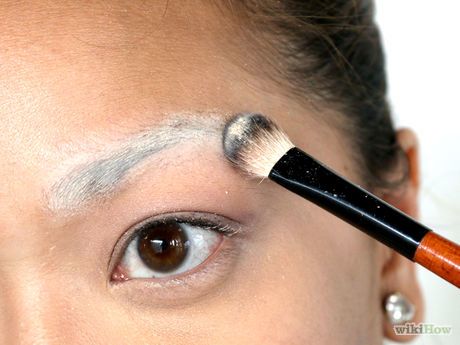 Hide Eyebrows With Makeup, How To Hide Your Eyebrows, How To Cover Eyebrows For Halloween, Drag Brows Tutorial, How To Hide Eyebrows, How To Cover Your Eyebrows, Halloween Burlesque, Different Eyebrow Shapes, Eyebrow Slits