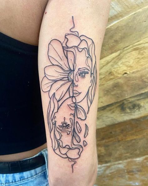 Feeling Trapped Tattoos, Tattoos For Independent Women, Bi Polar Tattoos, Twins Tattoo, Awareness Tattoo, Cactus Tattoo, Mom Tattoo, Ribbon Tattoos, Gemini Tattoo