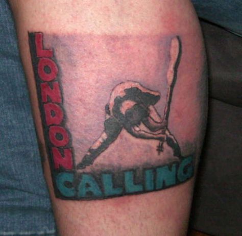 London Underground Tattoo, Rangers Tattoo Glasgow, London Calling The Clash, Skinhead Tattoos, The Clash London Calling, The Clash, London Calling, Future Tattoos, Fish Tattoos