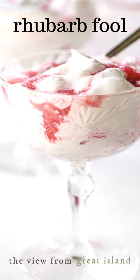 Thick Whipped Cream, Rhubarb Fool, Rhubarb Butter, Rhubarb Wine, Rhubarb Desserts Recipes, Rhubarb Crunch, Holidays Treats, Rhubarb Jelly, Rhubarb Bread